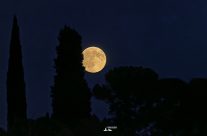 La luna del Raccolto al Belpoggio